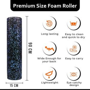 Black Portable Massage Roller